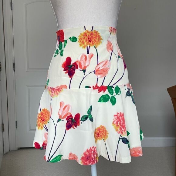 BB Dakota Goodwin Lush Cupra Touch Floral Skater Skirt - Picture 8 of 8